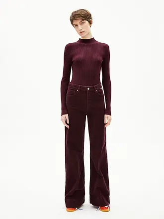 ARMEDANGELS | Pullover ALAANIA | dunkelrot